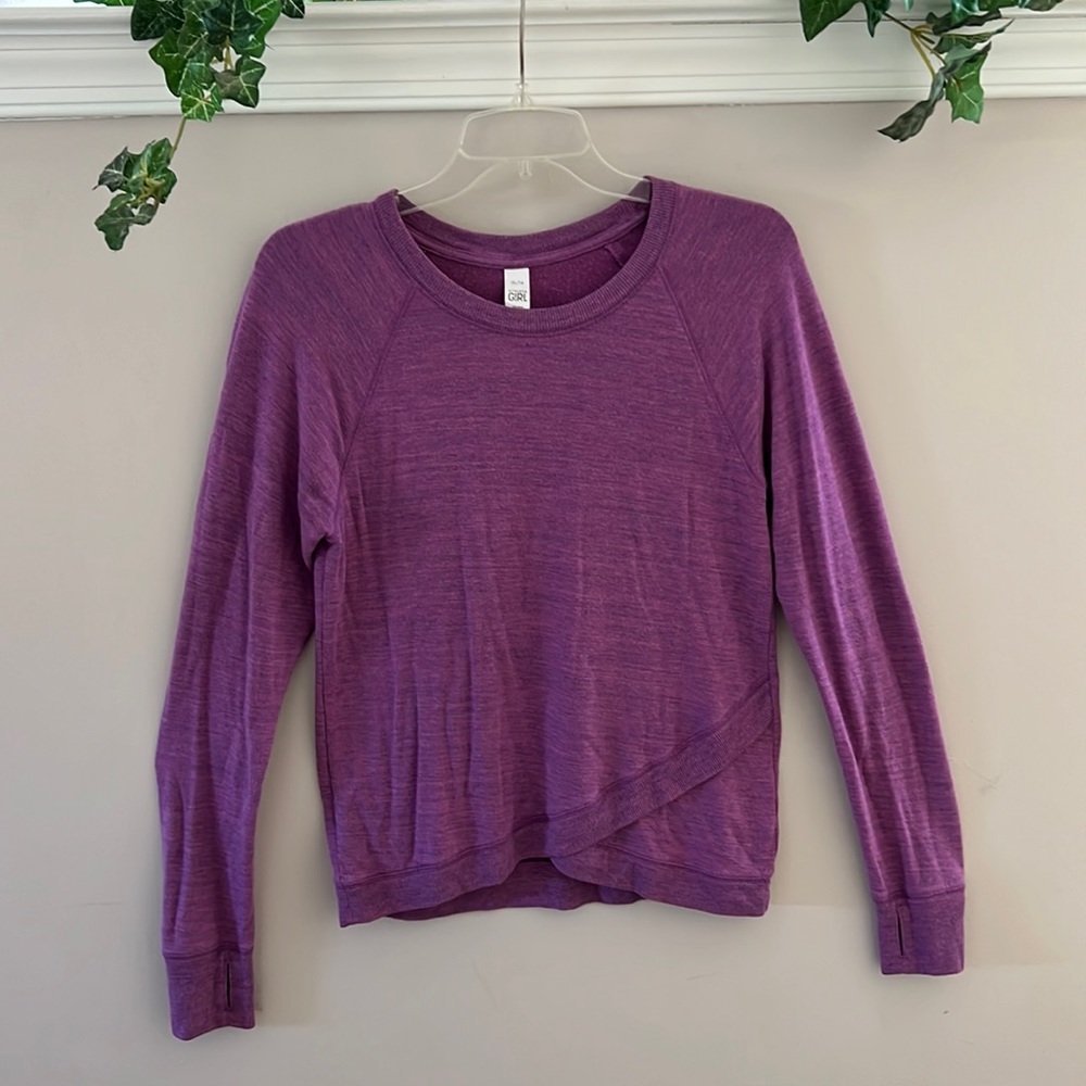 Athleta Girl size XL purple long sleeved tee
